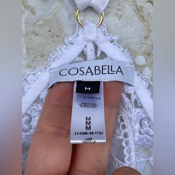 Cosabella Sanika Italian Nightie, White size medium - Picture 12 of 15